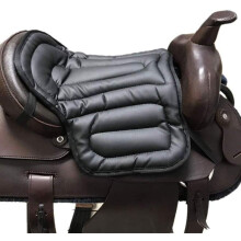 PU Leather Horse Riding Seat Saver Shock Absorbing Memory Foam Saddle Cushion Pad, M