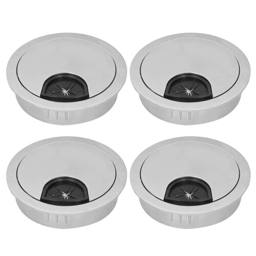 4 Set Schreibtisch Kabel Draht Tülle PC Computer