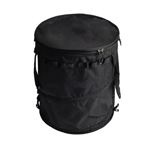 Foldable Garbage Container For Campsites Outdoor Picnics BBQ Camping Trash Can Foldable Garbage Bin With Zippered Lid