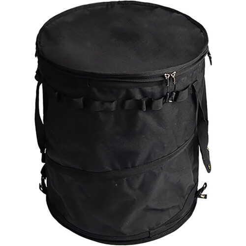 Foldable Garbage Container For Campsites Outdoor Picnics BBQ Camping Trash Can Foldable Garbage Bin With Zippered Lid 1