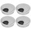 4 Set Schreibtisch Kabel Draht Tülle PC Computer 2