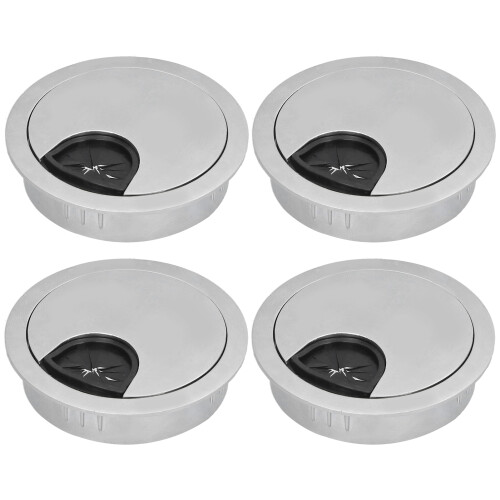 4 Set Schreibtisch Kabel Draht Tülle PC Computer 1