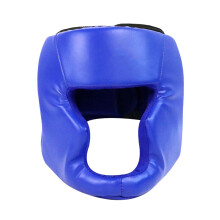 Wrestling Gear Youth - Boxing gear with Shock Absorption - Gear Helmet for Muay Thai, MMA, Grappling, Sparring, Karate, Taekwondo, Martial Arts Blue