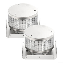 Stainless Steel Burner Net with Mounting Holes A Reliable Replacement Part for Your Pyramid For Patio Heater Needs (Hole distance 7cm)