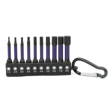 Hex Head AllenWrenchPower Drill Bit Set H 1.5-H 8 Magnetic Screw