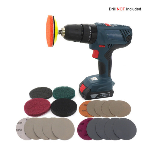 Professional Headlight Restoration Polishing Sanding Discs Set 1
