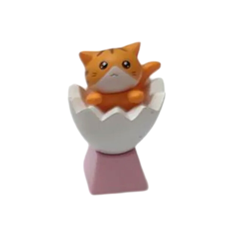 Handmade Lovely Kitten Game Keycap Mechanical- Cat Yellow 7754000334759