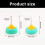 Ergonomic Drill Polishing Pad Buffing-Medium thick bevel 6