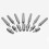 15Pcs 1/2" Drive Socket Set Screwdriver Bit Ratchet Torque 7