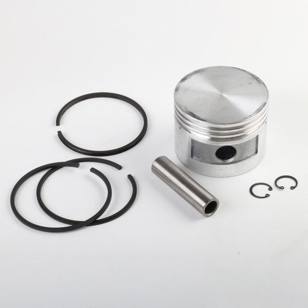 Air Compressor Piston And Piston Rings Repair Kit 90Mm 7Pcs Metal With Pin And Circlips For Piston-Type Compressors 9339159132302
