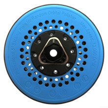 Sanding Pad 5 Inch 125mm 49-Hole For Orbital Sanders Ventilated Cooling Channels PU Material Blue