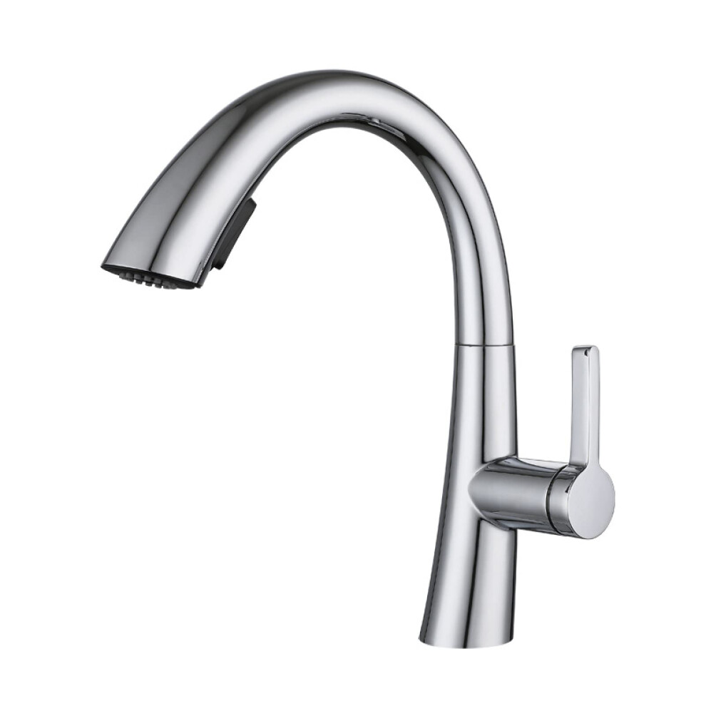 Pull-Out Sprayer Faucet, Brass Pull-Down, 360-Degree Swivel, Single-Handle Lavatory Basin Faucet 9339159133842