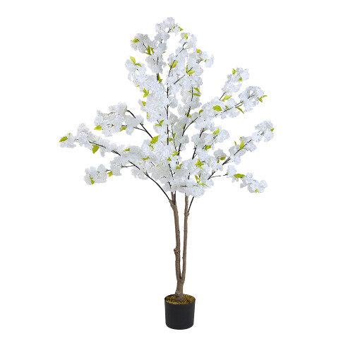 Living And Home 165cm Artificial Cherry Blossom Tree in Pot for Decoration 2