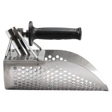 Metal Detector Scoop Beach Sand Sifter, Heavy-Duty Stainless Steel Shovel for Underwater Detecting and Treasure Hunting