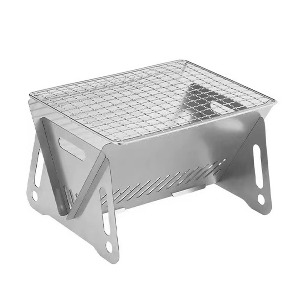 Silver High Heat-resistant BBQ Grill With Ventilation Holes For Fast-image-OPC-PMXSMCW-NEW