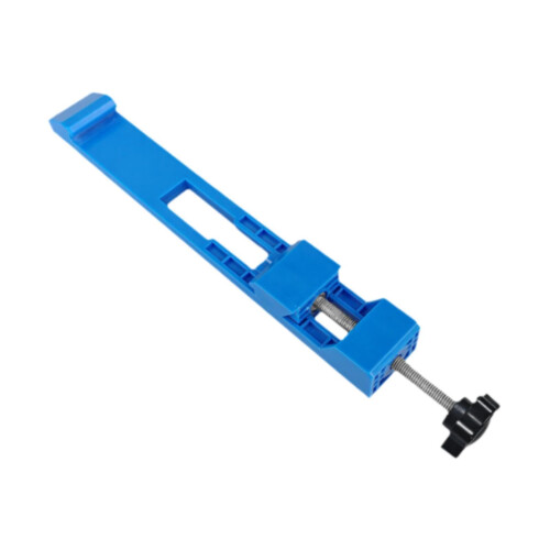 Adjustable Cutting Machine Base Guide Circular Saw Milling Positioning Clamp Black, 29.5x4x2.9cm