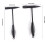 Claw Hammer Slag Knocking Hammer Tool Hanging Pointed Spring Hammer (Size : 2) () 3