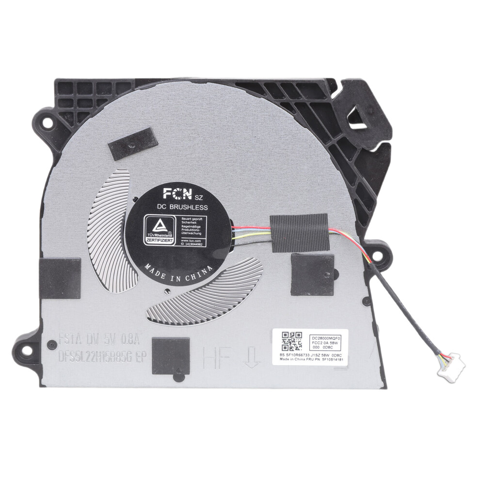 Cpu Fan Dc5v 0.8A 4Pin 4Wires Laptops Cpu Cooling Fan For V15 7696000276335