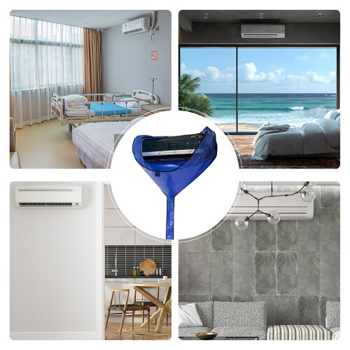 Global Split CONDITIONING Cleaning Cover Flexible-Transparent 1