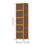 Living And Home 5-Tier Versatile Bamboo Storage Cabinet 6