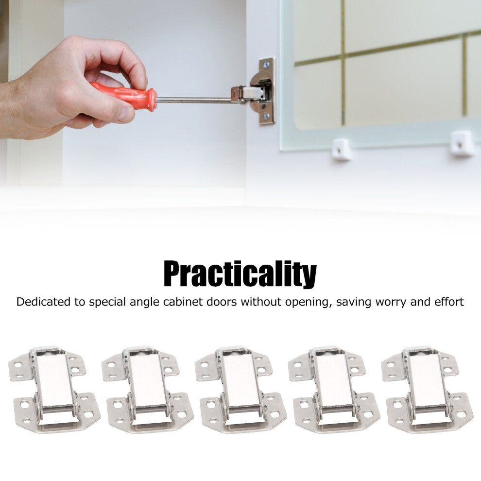 10Pcs 3In Bridge Cupboard Hinges No Drilling Needed Furniture Hardware 3251360431608