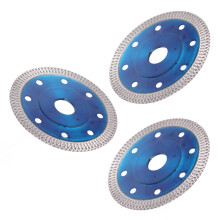 3 Diamond Saw Blades for Tile Ceramic Porcelain Marble Cutting 105x10x20mm Set
