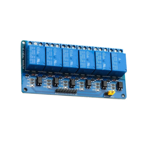 Addressable Six Relay Module (12V) Humanized Interface 6-way Relay Module For Automation Control ...