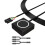Computer Tower Power Switches Relocator With 1M Cable-B 1