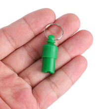 20pcs Green Pet ID Anti-Lost Tags, 3cm Plastic Collar Pendants