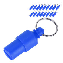 20PCS Blue Pet ID Tag Collar Pendant, 3cm x 1cm Dog Cat Anti-Lost Label