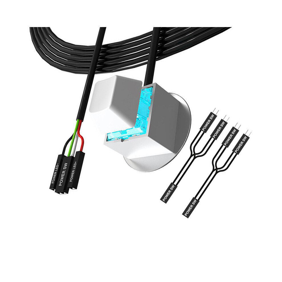 Pc External Power Switches Extension Cord Abs Material For-F 7696000278612