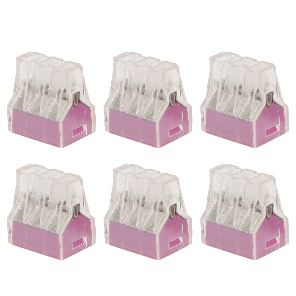 Push Wire Terminal Block 100Pcs Quick Connection For Soft & Hard Wiring Pct-106 5051360434924
