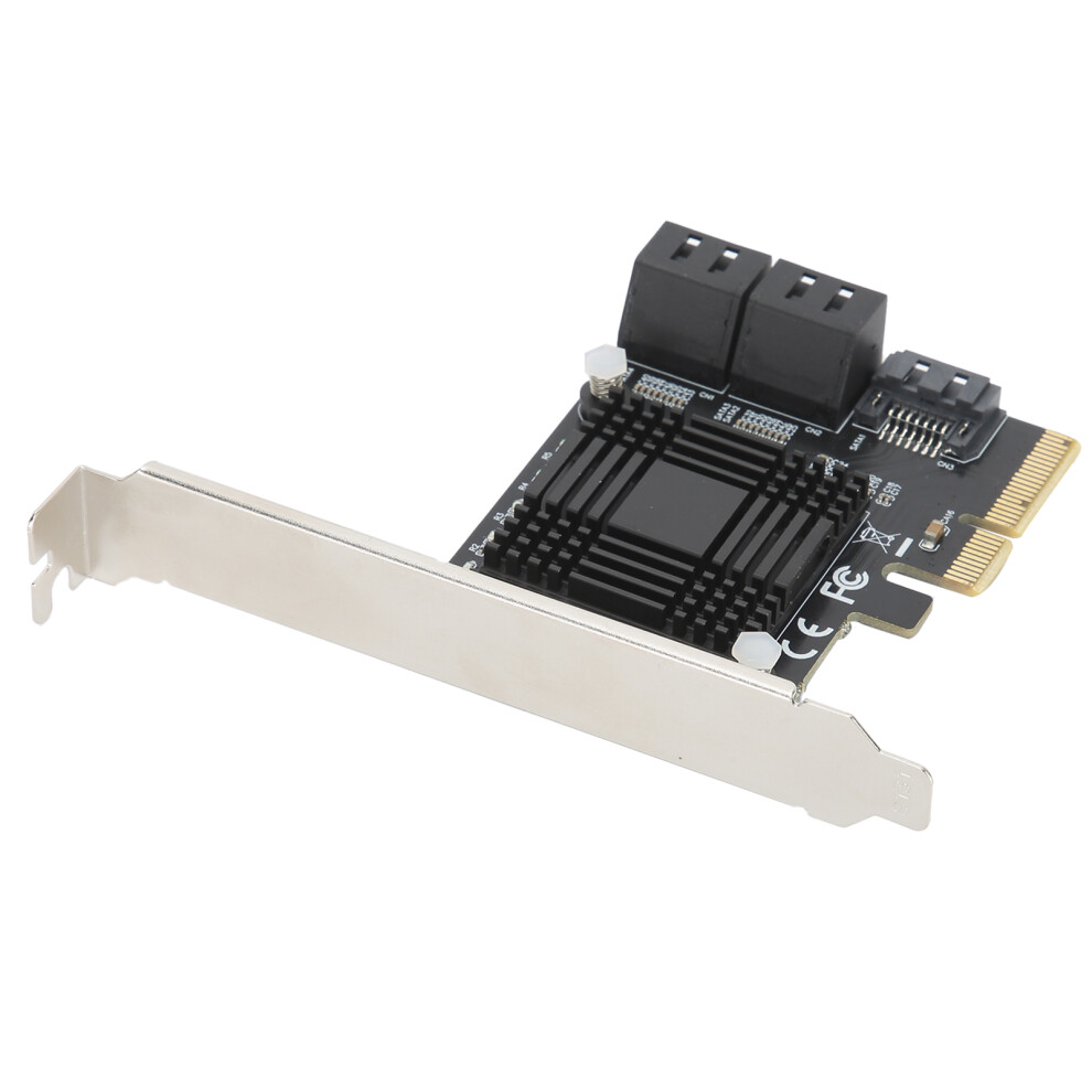 Pcie Expansion Card 5 Sata3.0 Ports For Windows & Mac, 12X8cm 9361360435026