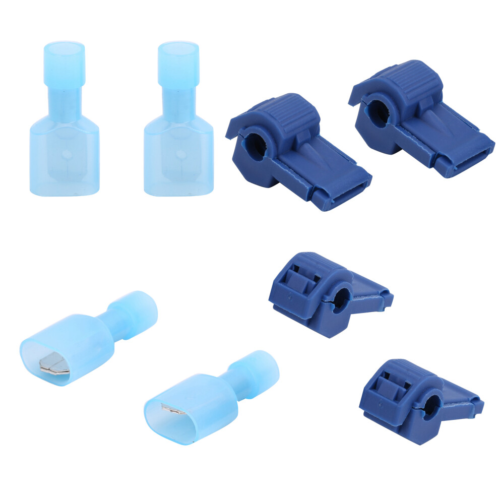 Blue Ttap Wire Splice Connectors 120 Pairs Electrical Terminals Assortment Kit 8711360435167