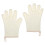 Flexible Silicone Oven Gloves with-Bee white Five fingers 1