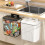 Innovative Dry and Wet Separation Waste Sorting Bin for-Black 6