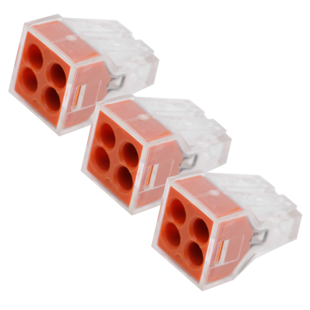 100Pcs Pctâ104 Quick Connect Terminals, 24A, 250V, 19.4X13.3mm 8711360434900