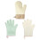 Flexible Silicone Oven Gloves with-Bee white Five fingers 2