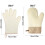 Flexible Silicone Oven Gloves with-Bee white Five fingers 4