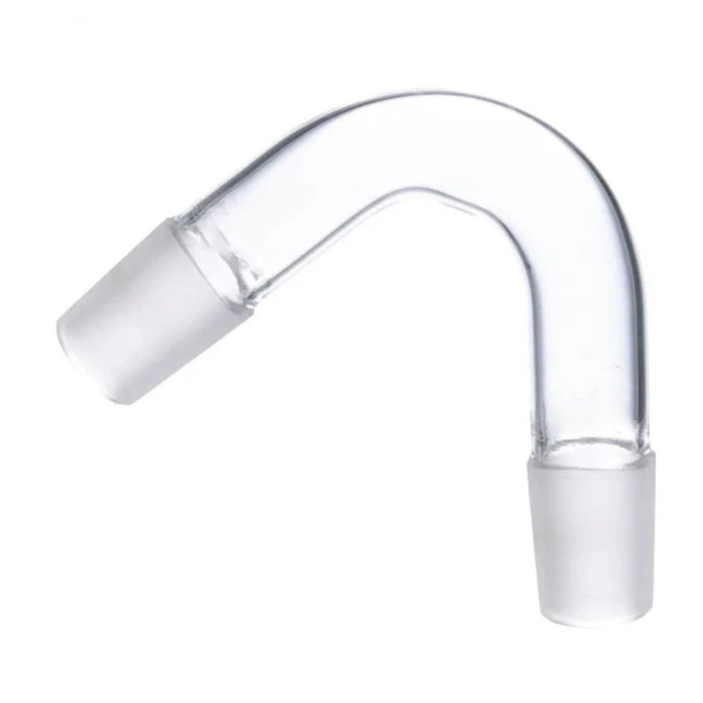 Lab Instruments Equipment #19#24 Joint Reduce Borosilicate Glass Adapter Head 75 Degree Bend Lab Ware(24-29) 9067246679163