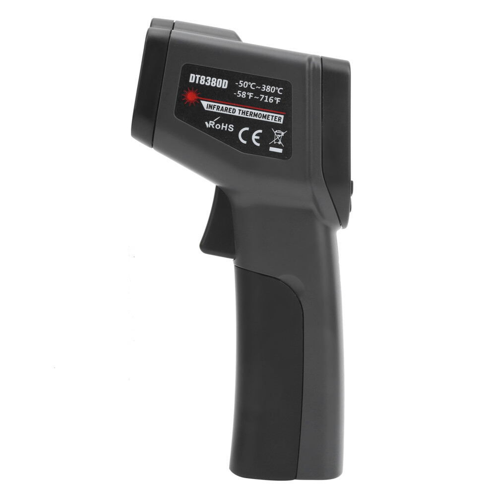 Digital Infrared Thermometer DT8380D 50C-380C Non-Contact for Industry