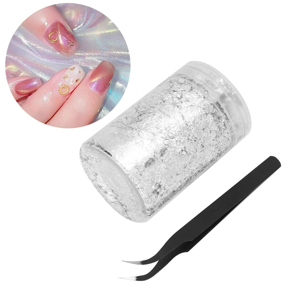 Silver/Gold Diy Nail Art Foil & Flakes 10G Manicure Decoration Aluminum Tool