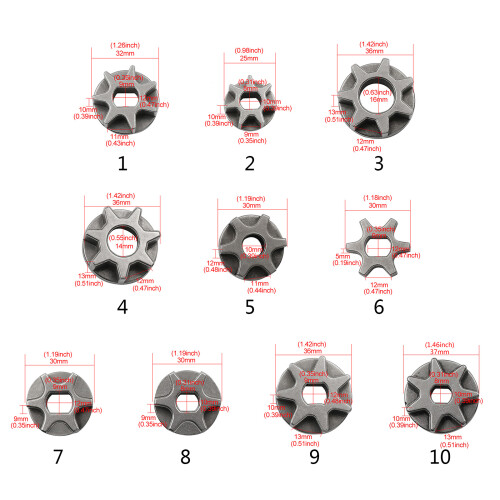Gear Sprockets Drive Replace Sprocket Gear-3 tooth sprocket 810 1
