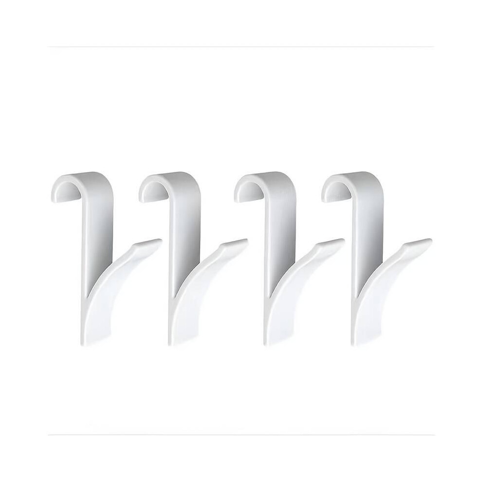 (White, 8) Hanger For Heated Towel Shower Rail Radiator Tubular Bath Hook Organiser Hangable 5011686713226
