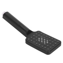 Hochdruck-ABS-Handbrause, Durchmesser 8 cm, Schwarz