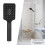 Hochdruck-ABS-Handbrause, Durchmesser 8 cm, Schwarz 6