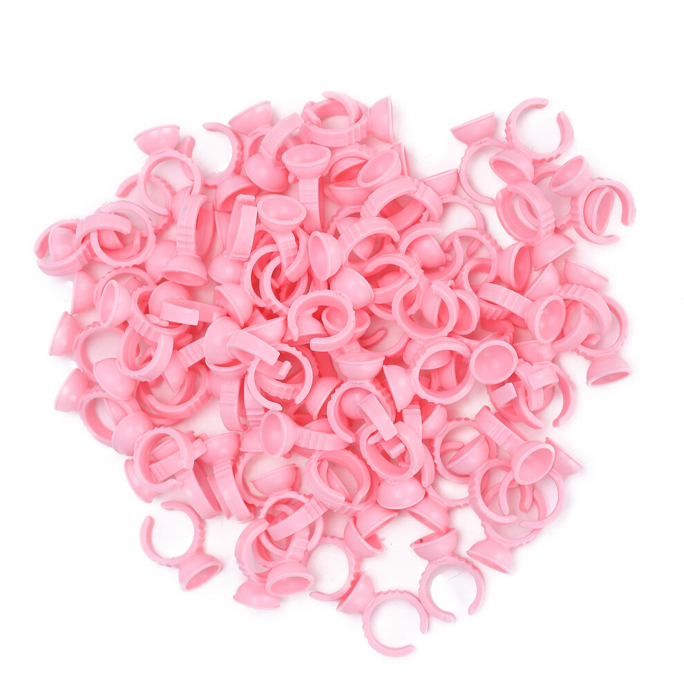 Pink 1000Pcs Disposable Tattoo Ink Ring Cups 17Mm & 14Mm