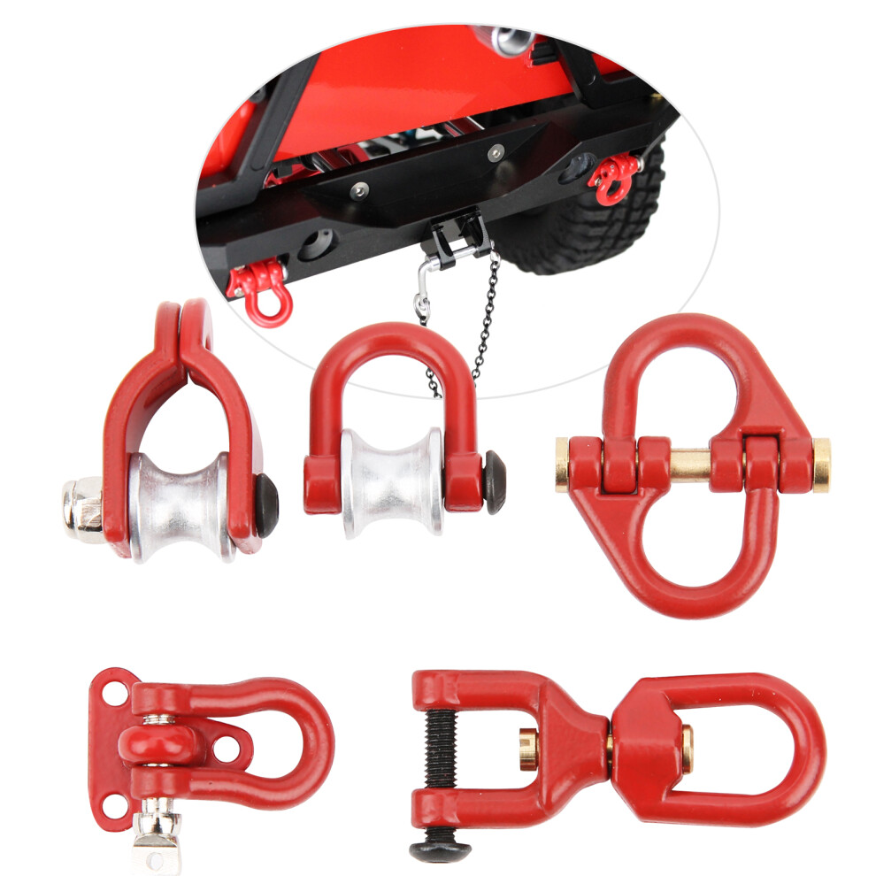 Metal Simulation Trailer Towing Buckle Tow Hook For 1/10 Rc Cars 4631360451100