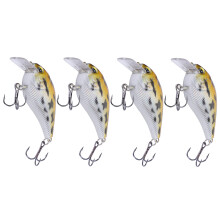 4 Stück Kunststoff-Minnow-Krankbait Köder 7cm 68g zum Angeln