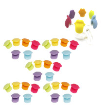 5Set Silicone Tongue Drink Markers for Wine Glasses Bar Parties